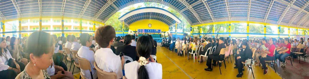 Wide view of participants at the Division Scimathlympics program