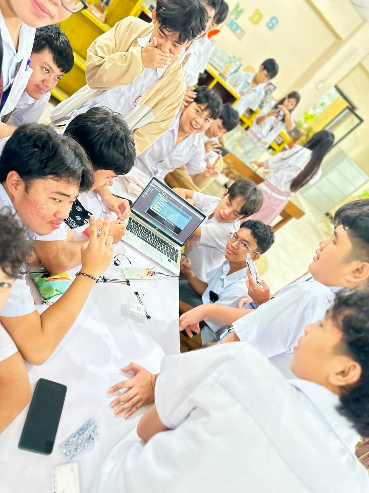 Participants seated at a Division Scimathlympics recognition program